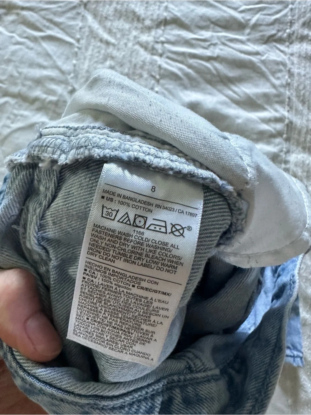 Old Navy Light Blue High-Rise Denim Pants